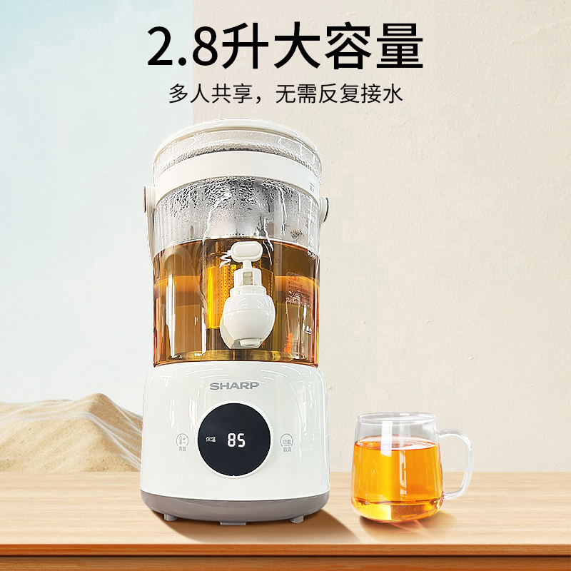夏普/SHARP多功能电热壶KP-WT30L-W高清大图