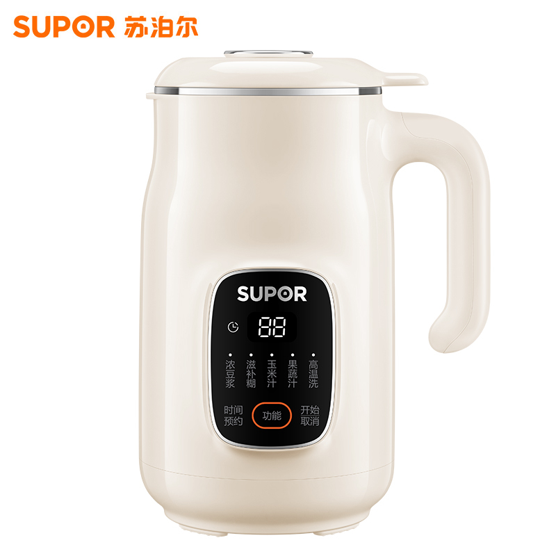 苏泊尔(SUPOR)豆浆机家用全自动免煮免滤多功能破壁机五谷杂粮小型料理机早餐机辅食机高温自清洗DJ08B-P59EA高清大图