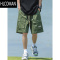 HLCOMAN日系工装短裤男款夏季2025新款外穿美式宽松运动休闲男士五分裤子