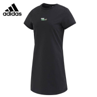 adidas/阿迪达斯女装MAY GFX COLLAB长款T恤连衣裙HY2866 C