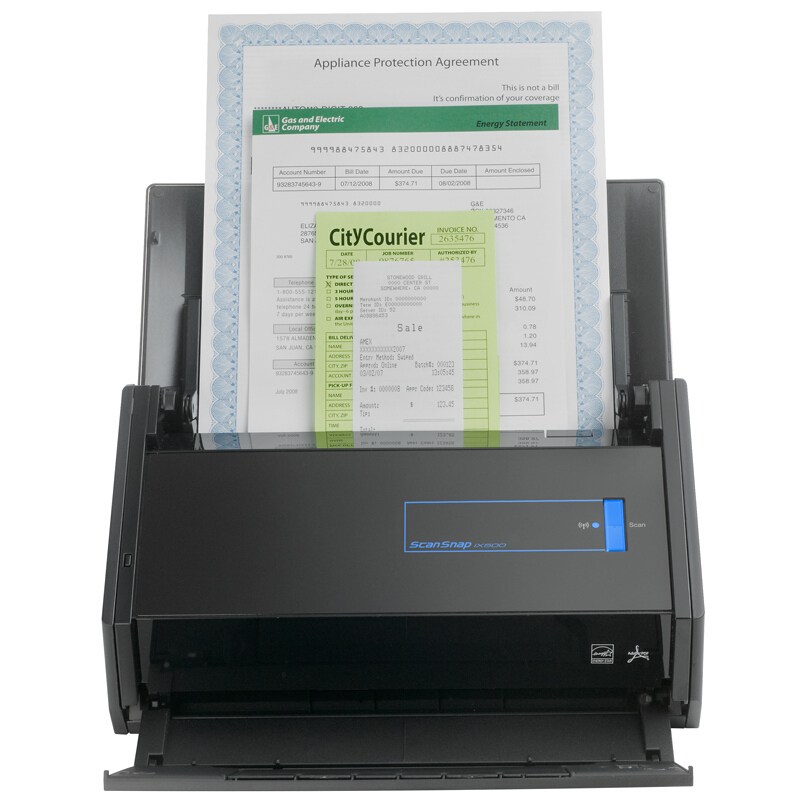 富士通(Fujitsu) IX500 便携式扫描仪 600x600dpi