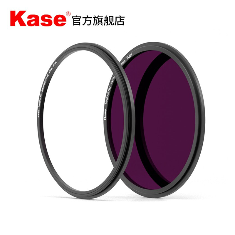 卡色(Kase) 95mm 磁吸ND64减光镜+磁吸接圈 中灰镜 多层镀膜磁吸滤镜 金刚狼磁吸圆镜PRO滤镜
