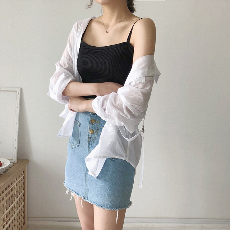 波迷娜bomina网红美背夏季心机小吊带性感百搭港味复古吊带小清新上衣