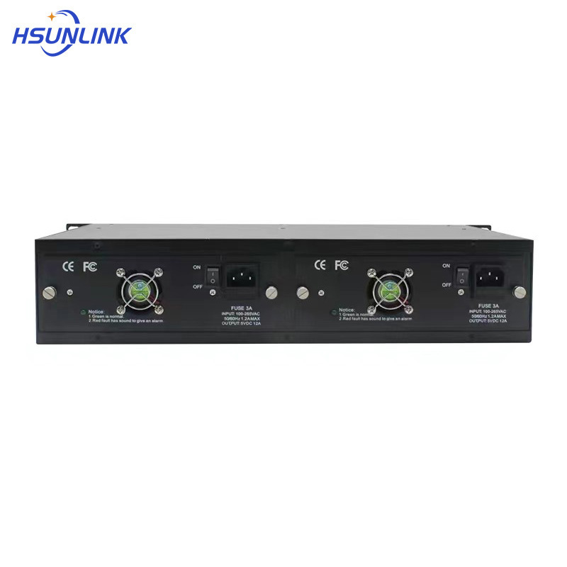 HSUNLINK 光纤收发器机架 HS RACK2U 台高清大图