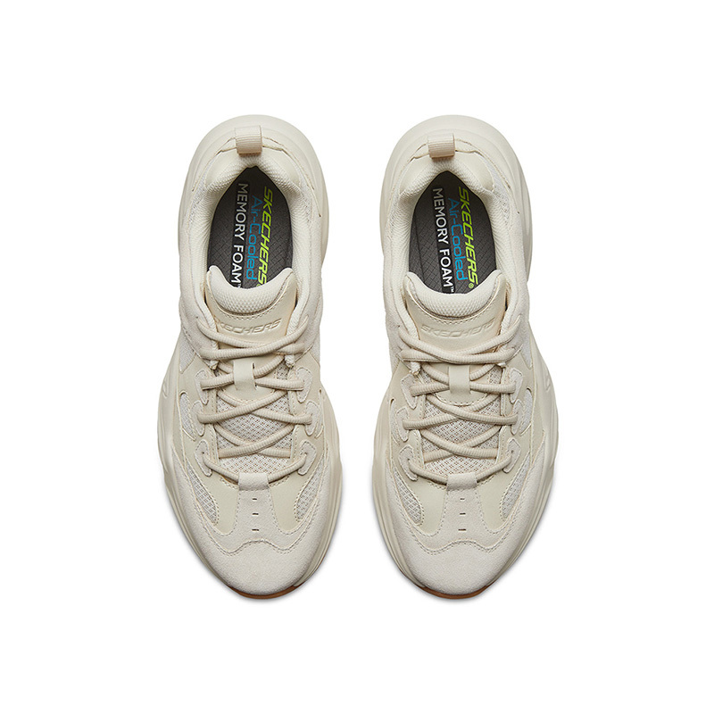 Skechers斯凯奇新款时尚运动老爹鞋男子复古休闲鞋51937-OFWT