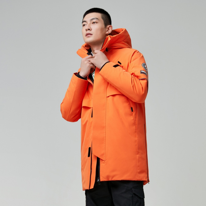 波司登羽绒服2020年新款男中长款设计师潮潮流帅气鹅绒B00143233
