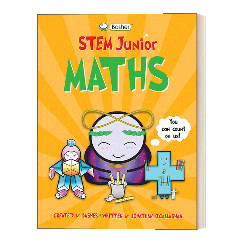 [醉染正版]巴舍初级理工科普 数学 Basher STEM Junior Maths 英文原版儿童科普百科 进口英语书籍高清大图