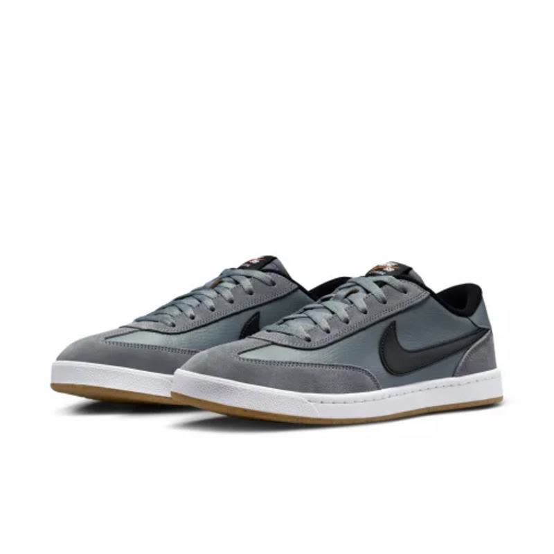 耐克(NIKE)NikeSB经典款休闲板鞋男春季全粒面皮革滑板鞋灰黑撞色图片