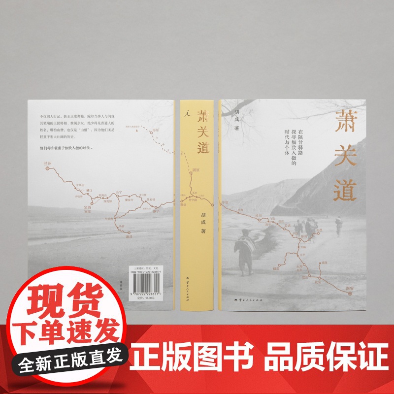 萧关道 年度旅行写作获奖者胡成著 罗新作序 单向街书店文学奖 西北历史与现实 在陕甘驿路,探寻细致入微的时代与个体 理想高清大图