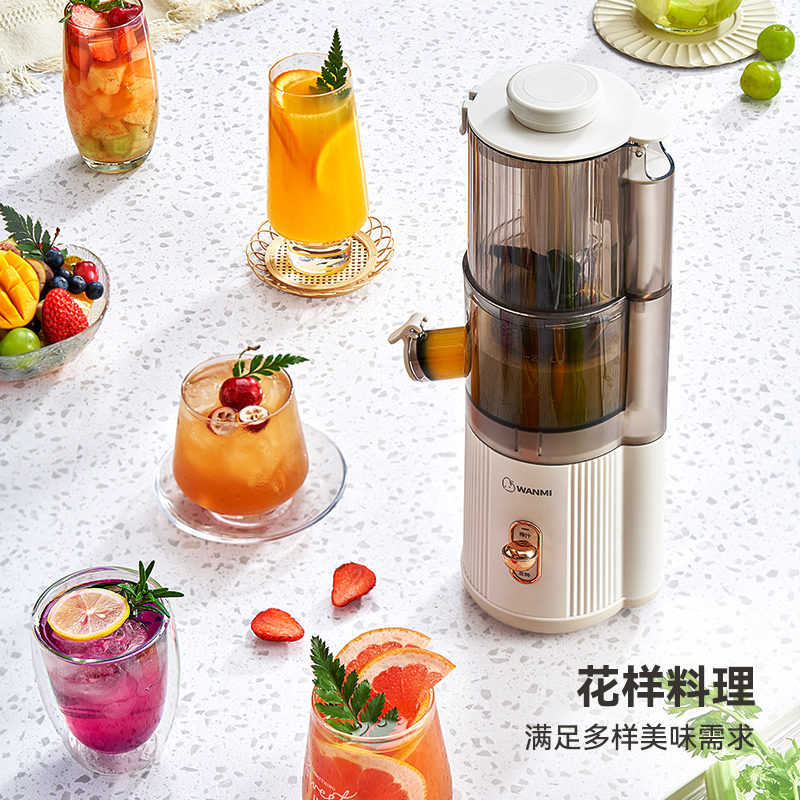 顽米原汁机榨汁机汁渣分离小型炸汁家用全自动便携水果汁杯