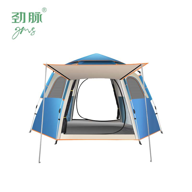 劲脉 露营帐篷 墨绿-280*240*158CM 顶高清大图