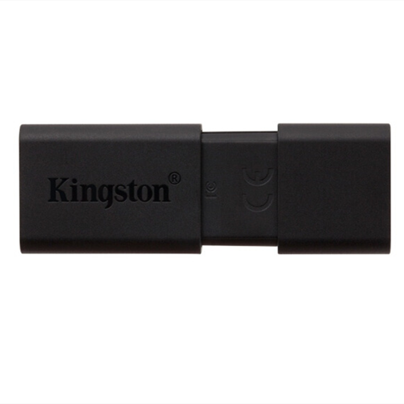 金士顿(Kingston)64GB U盘 黑色 滑盖设计 时尚便利