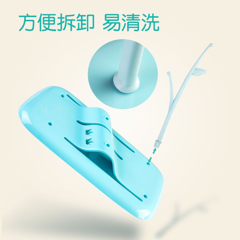 开优米(Kiuimi)奶瓶沥水架多功能新生婴儿宝宝便携式小号迷防尘干燥晾干支奶瓶奶嘴配件 青色款