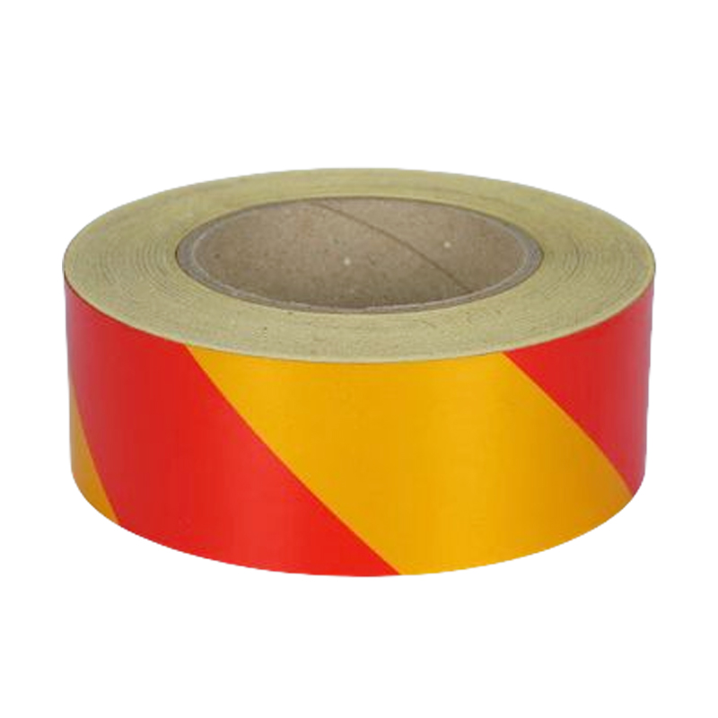 途务 反光警示胶带 红黄宽15cm*25m 卷高清大图