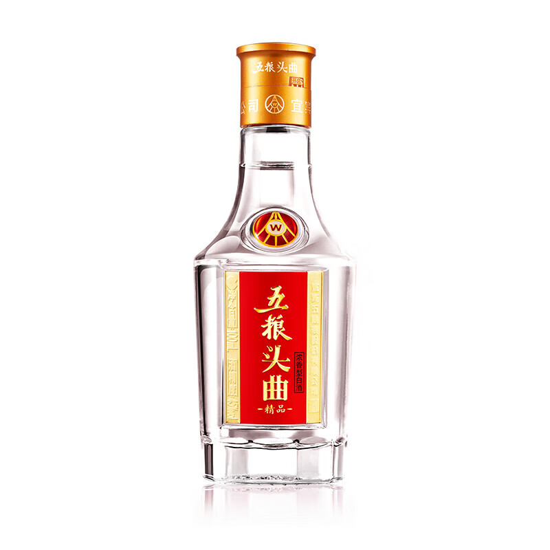 五粮液股份五粮头曲 45度100ml*12瓶浓香型白酒高清大图