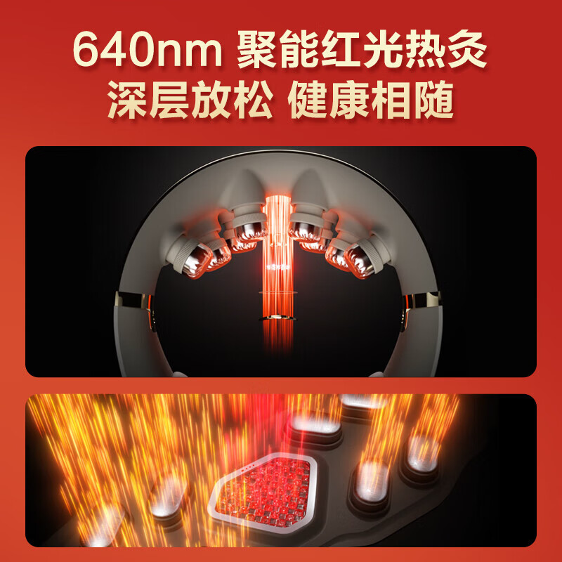 艾诗凯奇SKG智能肩颈按摩器3D立体揉捏舒缓颈椎疲劳设计轻便携带SKG 颈椎按摩器 可折叠护颈仪热敷脉冲腰部按摩金腰带护高清大图