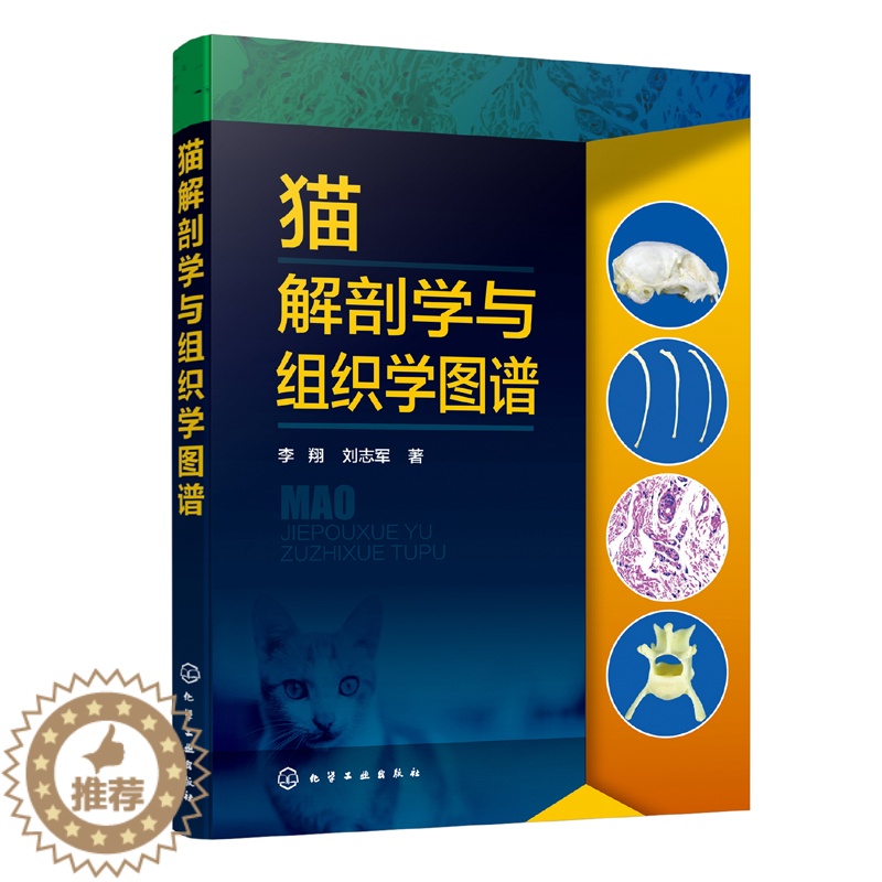 【醉染正版】2019新版猫解剖学与组织学图谱 李翔 猫的消化系统循环系统泌尿神经系统内分泌系统免疫生殖系统形态功能及组织