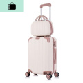 行李箱女万向轮子母箱20寸拉杆箱旅行箱登机箱包24寸学生密码箱子NEWLAKE 26寸【适合出国、搬家等】 子母箱米色