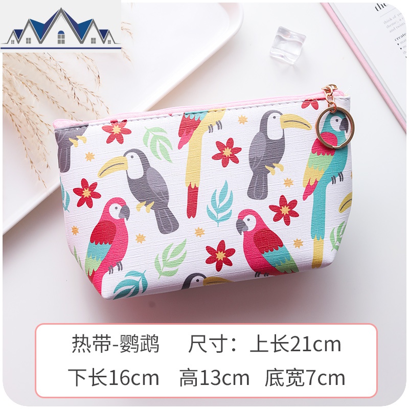 ins网红化妆包女小号化妆品收纳袋便携随身可爱旅行洗漱包大容量 三维工匠收纳包高清大图