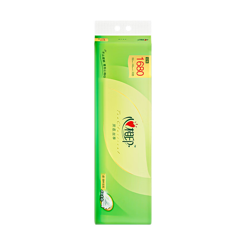 心相印 茶语丝享系列4层无芯卫生纸 140g/卷 12卷/提 1提装 RW412高清大图