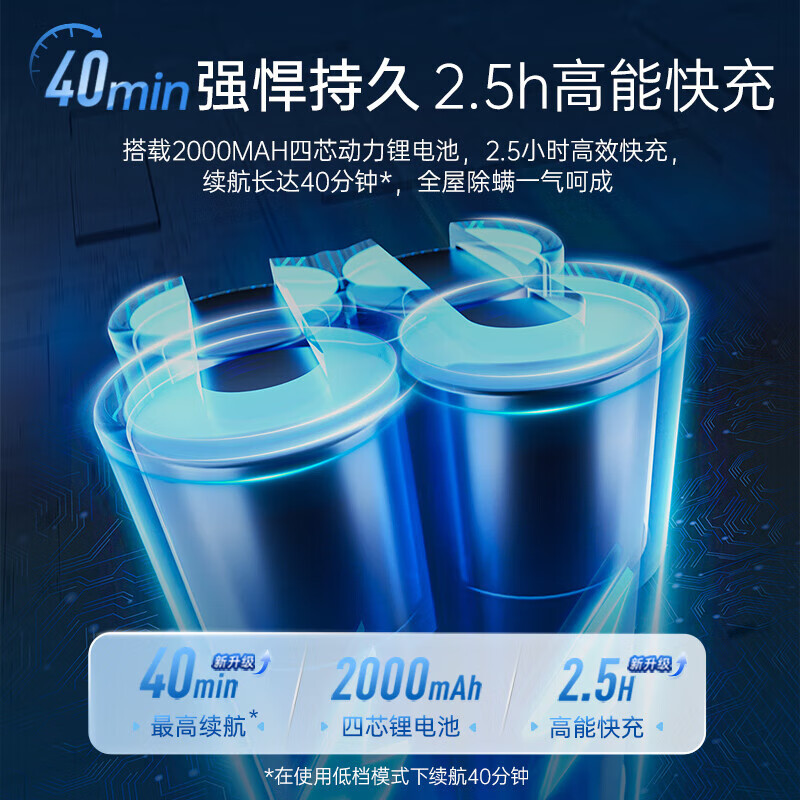 摩飞电器除螨仪家用无线床上除螨吸尘器紫外线杀菌MR3100pro 除螨仪高清大图