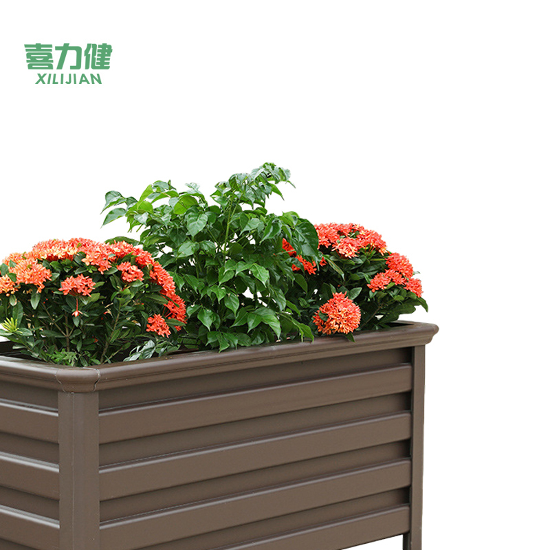 喜力健 户外铝合金花箱 100CM*50CM*50CM 个高清大图