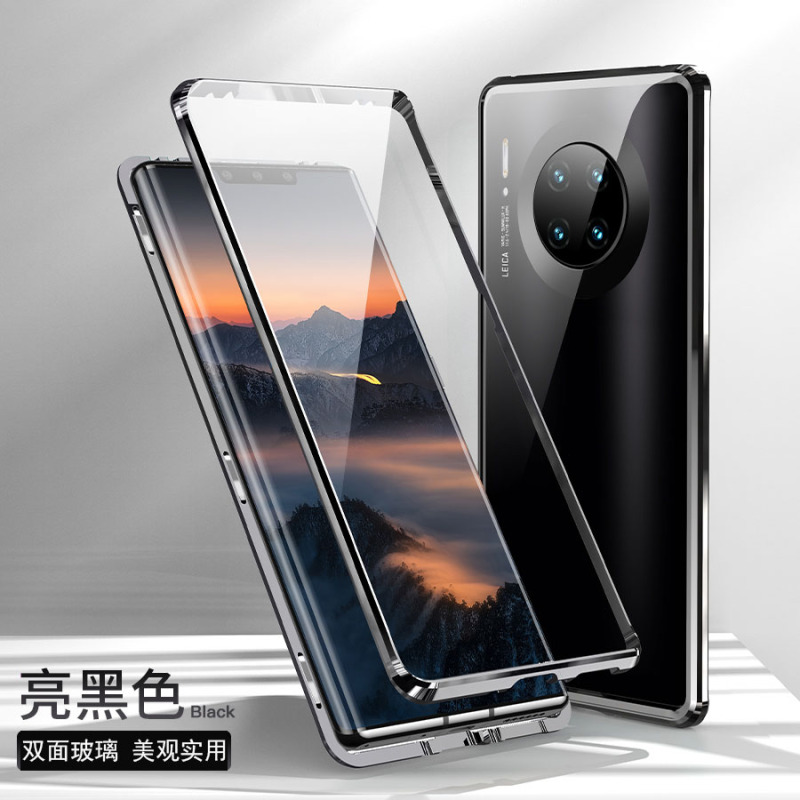 可波 华为mate30pro手机壳p40pro保护套钢化轻薄金属全包防摔p30pro