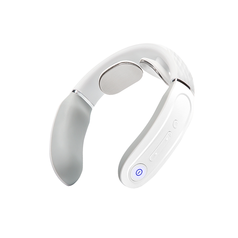 SKG颈椎按摩器颈部按摩仪护颈脖子按摩器K3倍护3白色