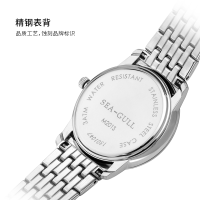 海鸥表(SEAGULL)手表 休闲 正装 时尚搭配 男士商务腕表 自动 机械表 表带男款 机械表男 M201S