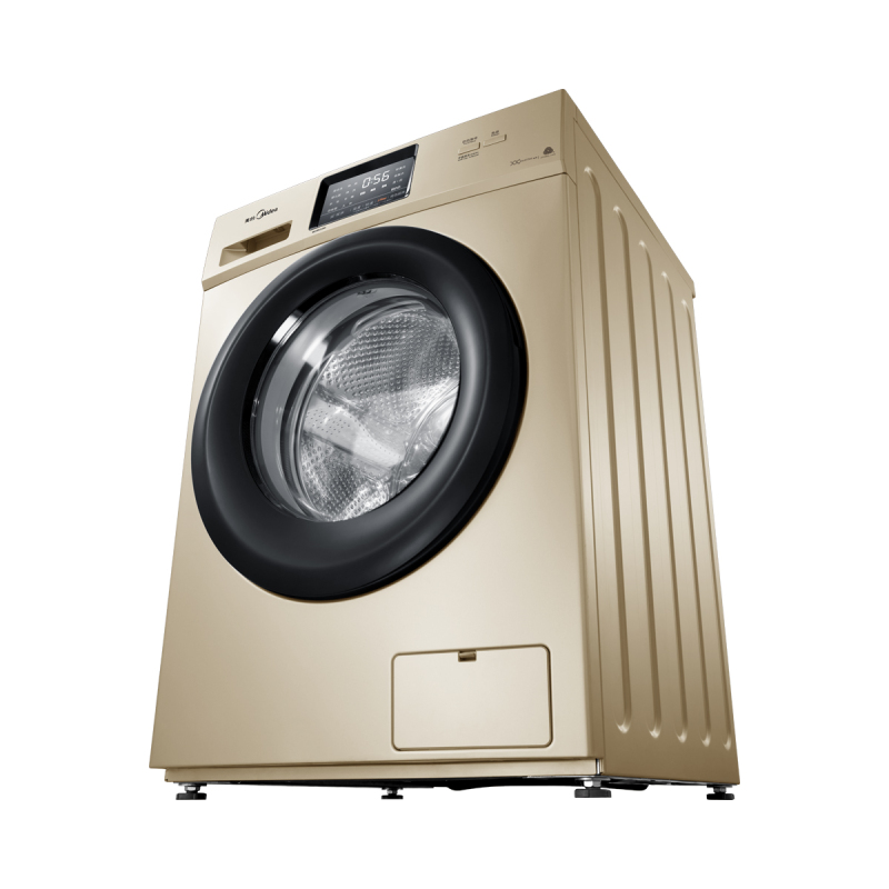 美的(Midea)MG100V31DG5 滚筒洗衣机 10公斤全自动洗脱一体洗衣机 BLDC变频 家用金色