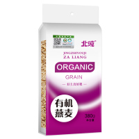 北纯 有机 燕麦 380g/袋 米面粮油 杂粮 五谷杂粮 粗粮 燕麦粥(真空包装)