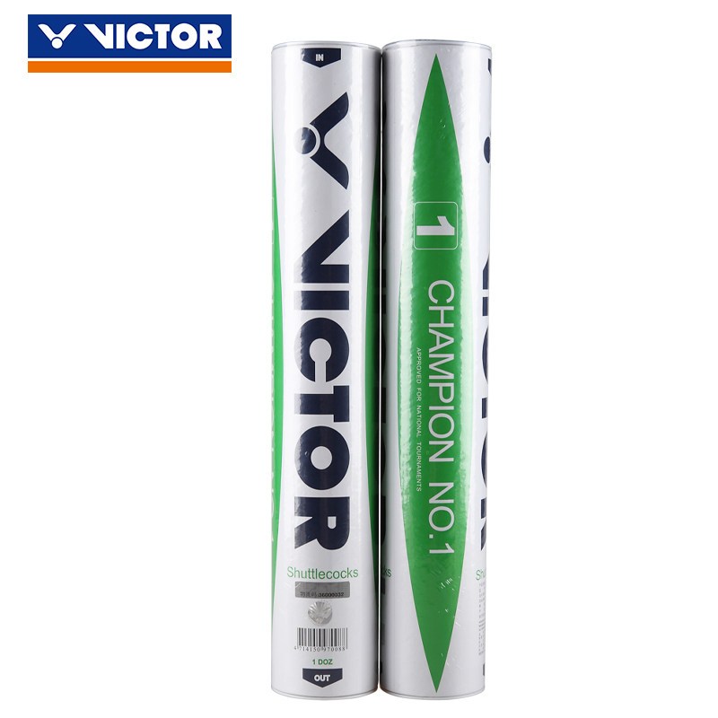 威克多(VICTOR)CHAMPION比赛级1号74速羽毛球 CP1比赛训练飞行稳定 耐打12只装/桶
