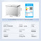 美的(Midea)278升家用商用囤货双温双箱冰柜 蝶形门卧式冷藏冷冻冰柜 家用小型冰箱冷柜 BCD-278VM(E)