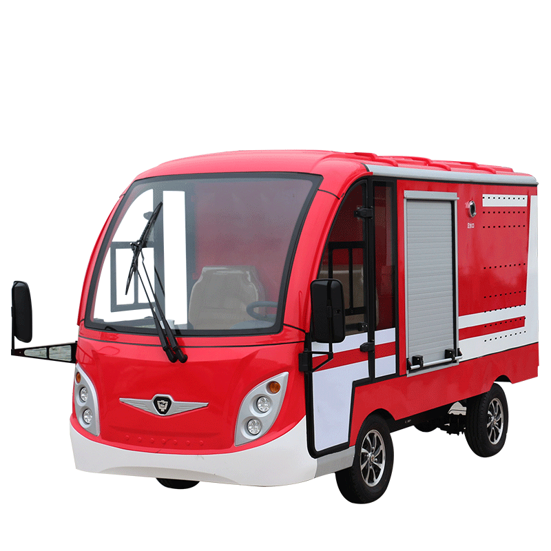 中菲宜达ZYDD2-F2F 800L2座电动消防巡逻车工厂园区物流基地专用消防巡逻车尊贵型