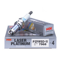 NGK双铂金汽车火花塞PZFR5D-11(四支装)7968大众EA111速腾宝来朗逸迈腾途安帕萨特高尔夫POLO晶锐明锐