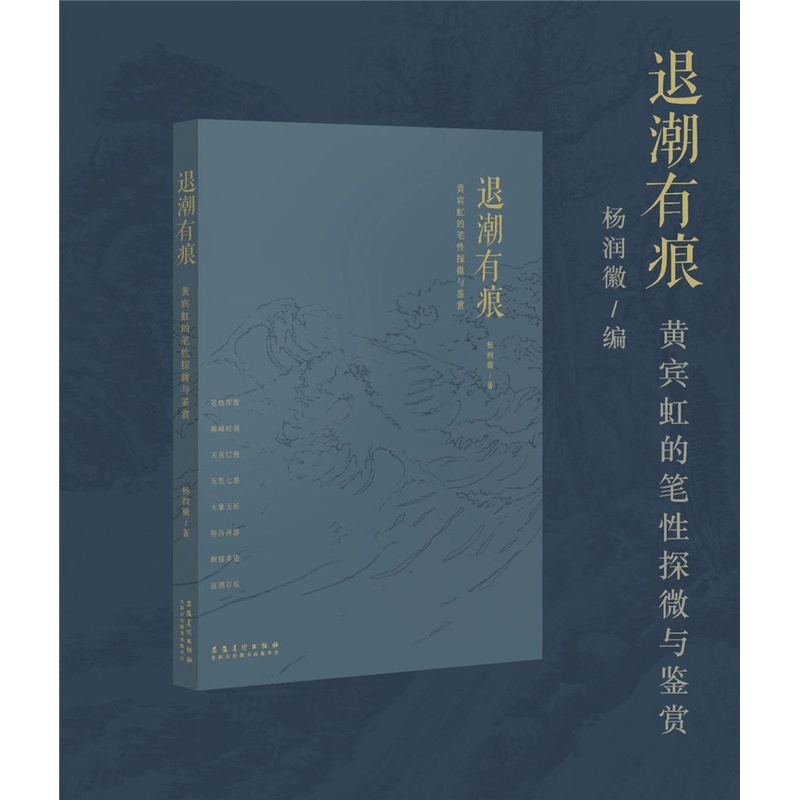 [正版]退潮有痕 黄宾虹的笔性探微与鉴赏 安徽美术出版社高清大图