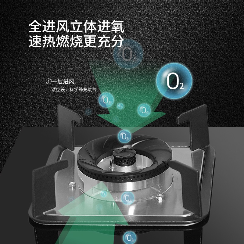 兴邦(XING BANG)欧式顶吸家用抽油烟机燃气灶套餐烟灶两件套装HQ315+30201