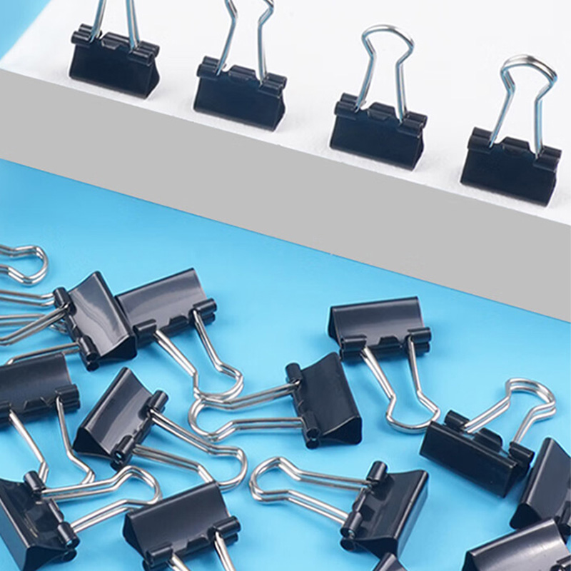 晨光长尾夹13盒装15mm整理资料Eplus黑色ABS92731高清大图