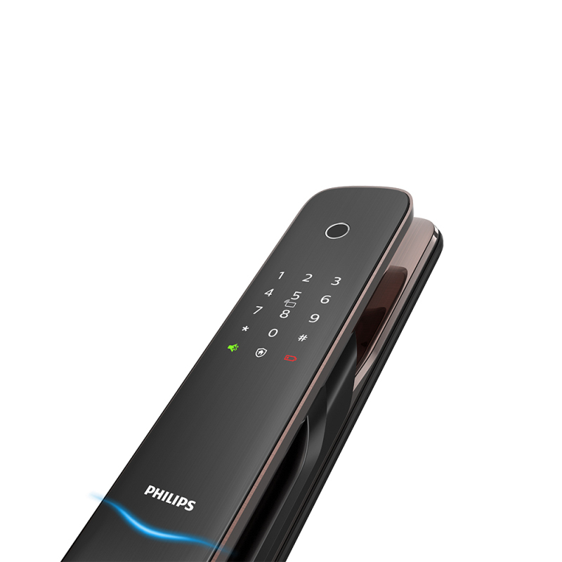 飞利浦(PHILIPSDDL703K 指纹密码锁智能防盗门锁APP远程推拉式电子锁[WIF版]