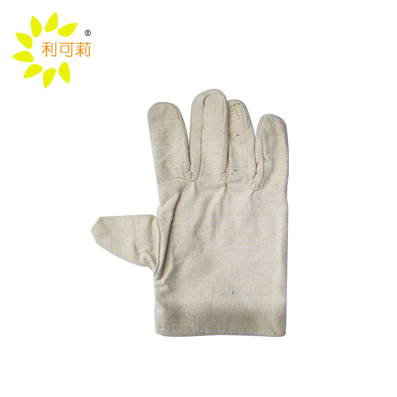 利可莉 24线双层加厚帆布手套均码/双高清大图