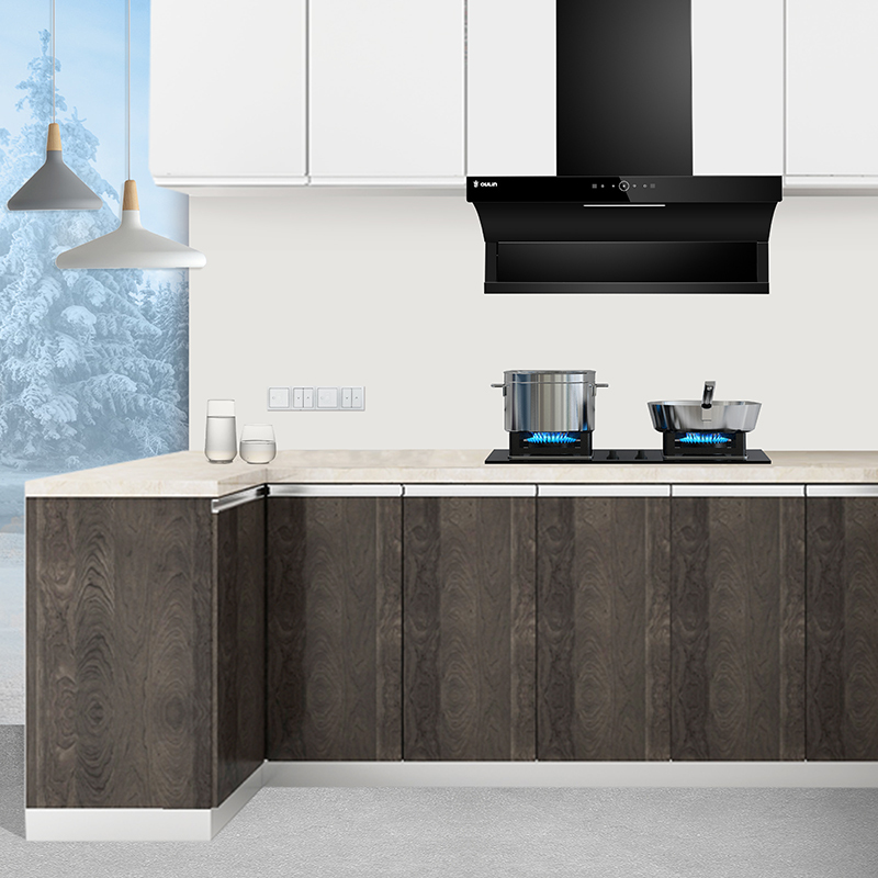 欧琳(oulin)cxw-280-f325智能挥手感应,自清洁,大吸力油烟机