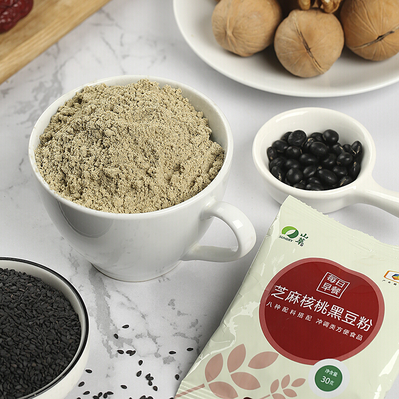 恋 五谷营养芝麻核桃黑豆粉630g