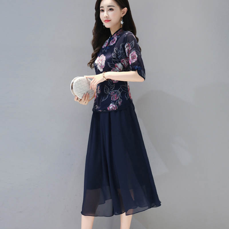 女装潮 网红两件套装女神套装端庄大气精神可爱chic早秋两件套