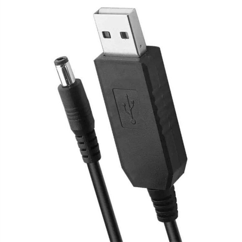 甲骨四堂 USB升压线 12V 5.5接口 断电克星 移动电源连接路由器 IPTV网关 音响