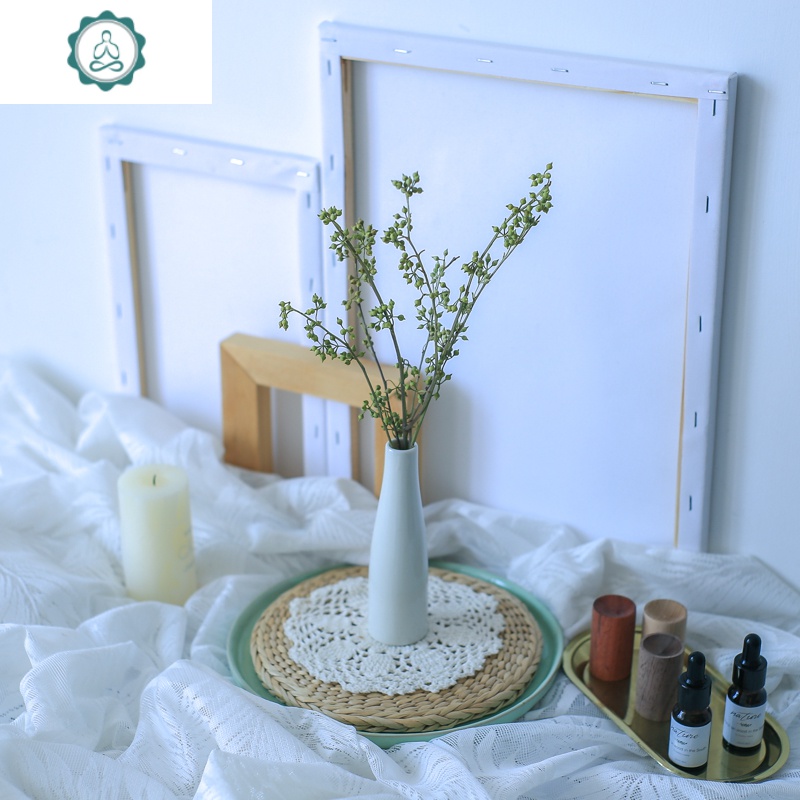 封后 白色文心兰5支送陶瓷瓶 干花包