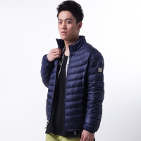 yaloo/雅鹿新款轻薄款修身轻型短款羽绒服男装保暖运动外套潮