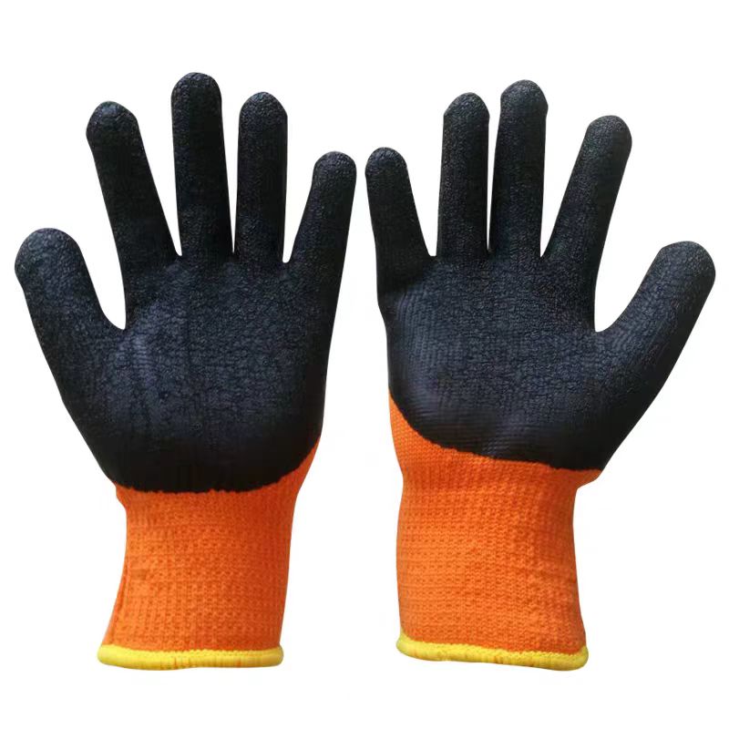 鑫永安 毛圈加厚浸胶手套 均码 双高清大图