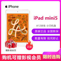 苹果 Apple iPad mini 5 2019年新款 平板电脑 7.9英寸（256G WIFi版/A12芯片/MUQW2CH/A）金色