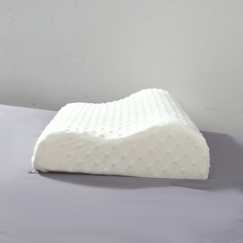北极绒 记忆棉泡泡枕 30*50cm 单只 布袋装