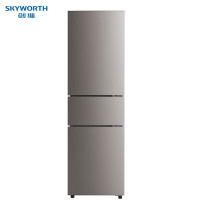 创维 221升三门小型电冰箱典雅棕BCD-221TQ